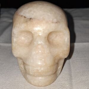Yellow Calcite Skull